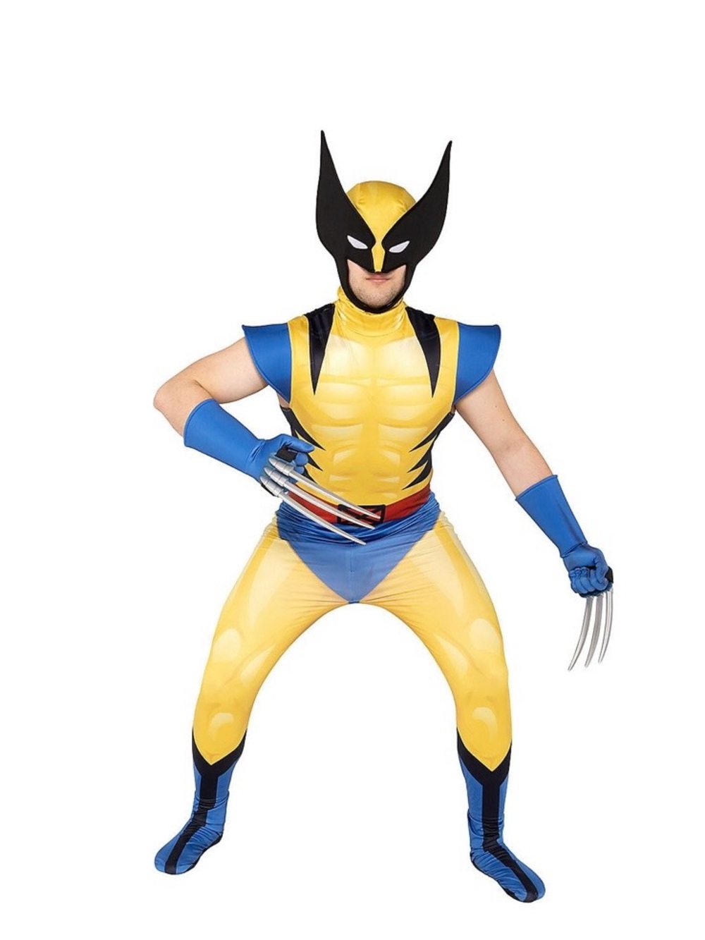 NWT Marvel Wolverine Mens size small Costume - Classic Superhero Suit